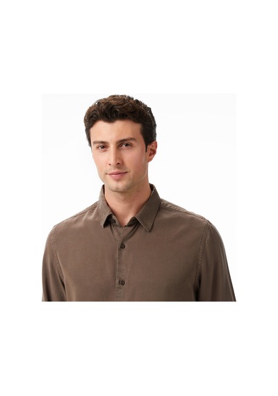 Nautica Erkek Yeşil Classic Fit Gömlek Düz W57536t Yeşil