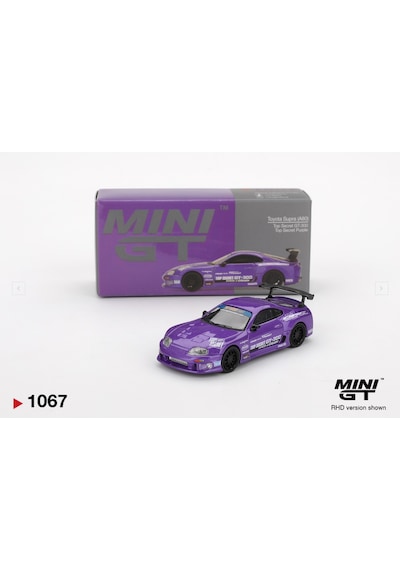 Mini Gt 1/64 Toyota Supra A80 Top Secret Gt-300 Top Secret Purple 1067