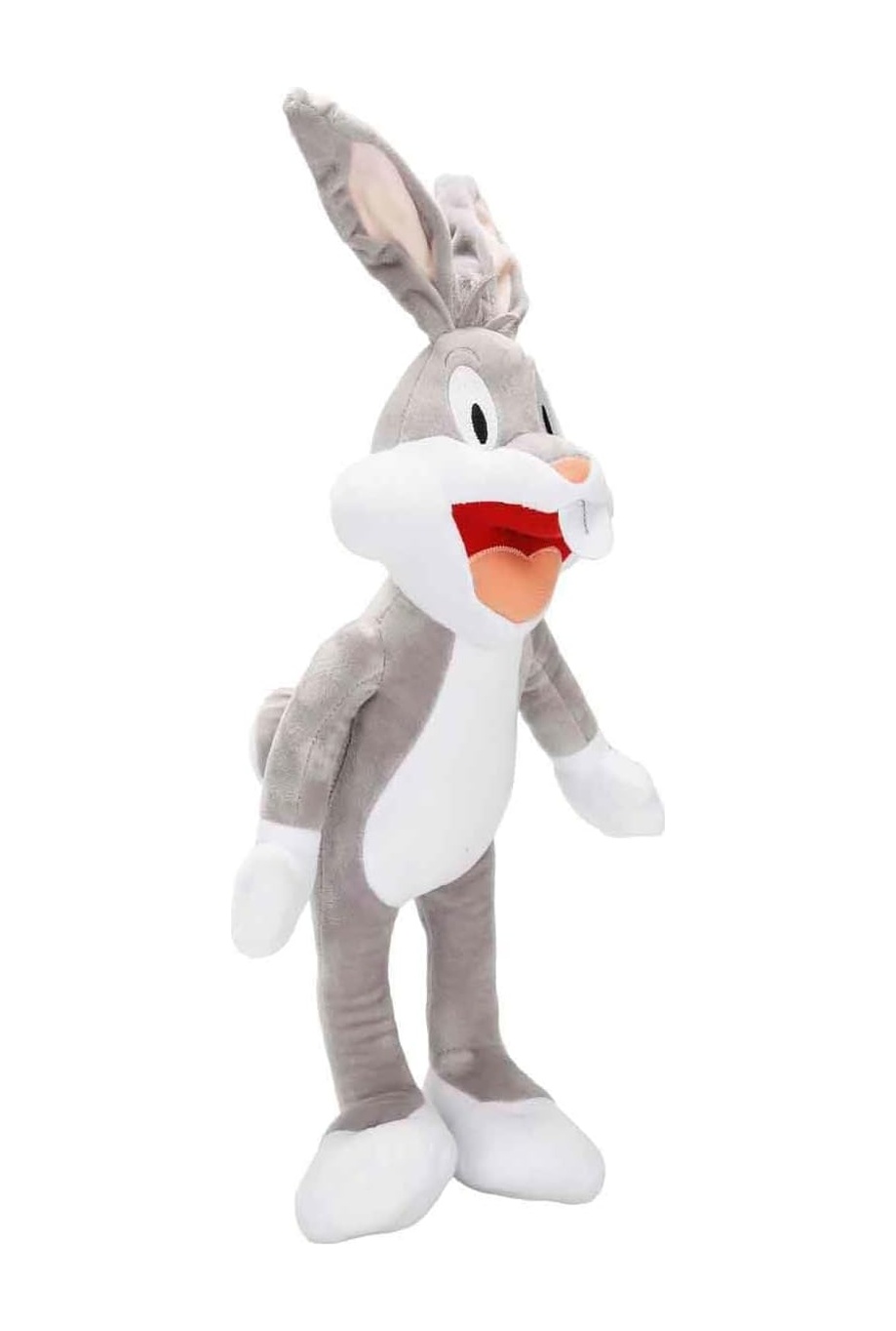 Sunman Looney Tunes Bugs Bunny Peluş Oyuncak, 40 Cm, Çok Renkli, Unisex 001 - Beyaz