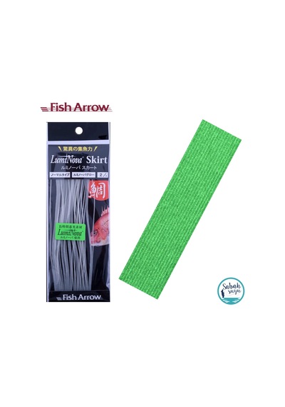 Fish Arrow Luminova Skirt Green Glow 2 Adet