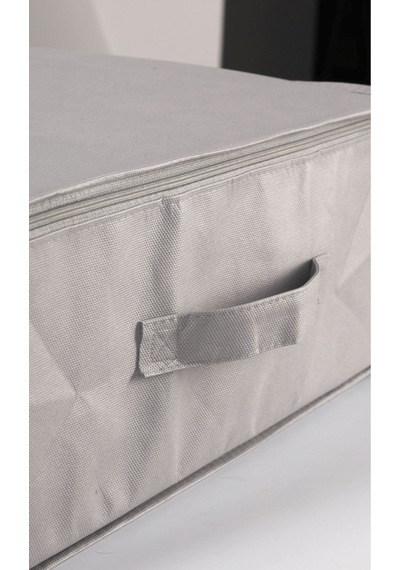 5'li Set 53 X 44 X 21 Cm Baza Altı & Dolap İçi Organizer, Yorgan & Yastık Düzenleyici Hurç Gri