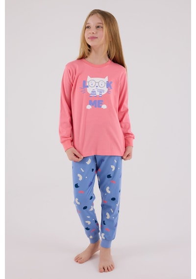 Rolypoly Kız Çocuk Pembe Pijama Takımı Rp3696-c-v2 Pembe