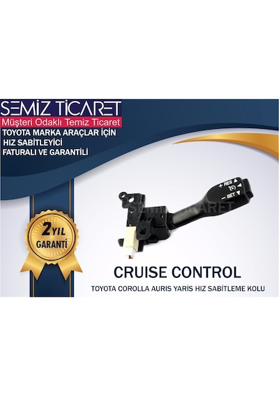 Esemiz 2012-2020 Toyota Yaris Benzin/LPG Uyumlu Hız Sabitleme Kolu