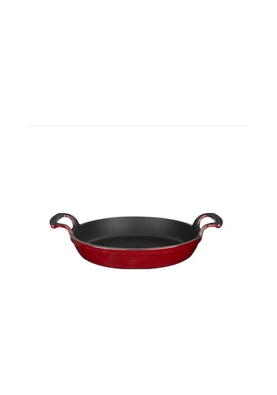 Lava Demir Döküm Yuvarlak 16 CM Sahan Kırmızı