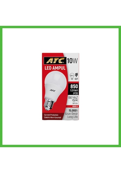 Vaveni Atc 10w 4lu Beyaz Led Ampul Arz