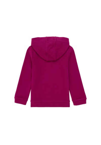 U.S. Polo Assn. Kız Çocuk Fuşya Kapüşonlu Basic Sweatshirt 50292507-VR023