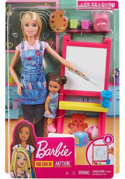 Barbie ve Meslekleri Oyun Setleri Resim Öğretmeni DHB63 - GJM29