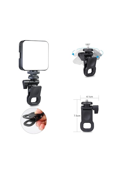 Fotograf , Video Için Cep Telefonları İle Uyumlu Puluz 64 Led Light 5w 800 Lümen Beyaz Işık