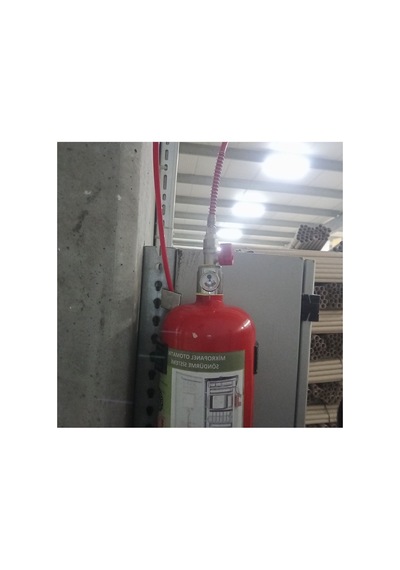 2 Kg Pano İçi Otomatik Yangın Söndürme Sistemi Elektrik Panosu Acil Durum Araç Oto Muayene
