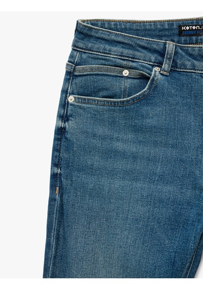 Koton Pamuklu Normal Bel Skinny Fit Jean Pantolon - Michael Jean Orta İndigo 6wam40028nd İndigo Koton Pamuklu Normal Bel Skinny Fit Jean Pantolon - Michael Jean Orta İndigo 6wam40028nd İndigo