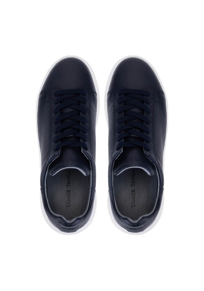 Tamer Tanca Erkek Hakiki Deri Lacivert Sneakers & Spor Ayakkabı 1212 2501 Erk Ayk Y26 Lacı Fltr