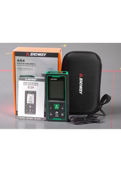Sndway Sw-80gs Yeşil Lazerli 80 Metre Lazermetre Şarjlı Ve Ip68 Korumalı