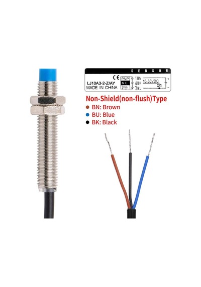 LJ10A3-2-Z/AY 6-36V 2mm PNP NC Endüktif Mesafe Sensörü