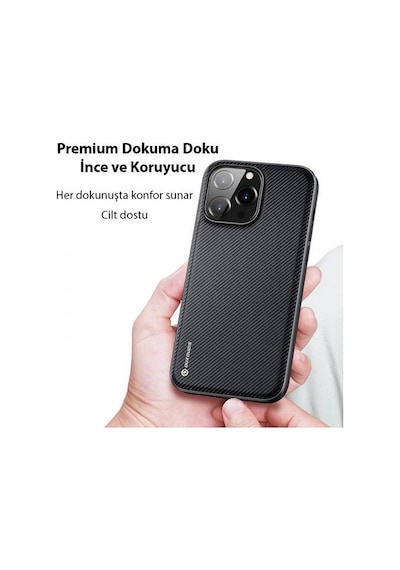 Polham Premium Darbe Emici Apple Uyumlu iPhone 14 Pro 6.1 Kamera Korumalı,Magsafe 5 Katmanlı Kılıf