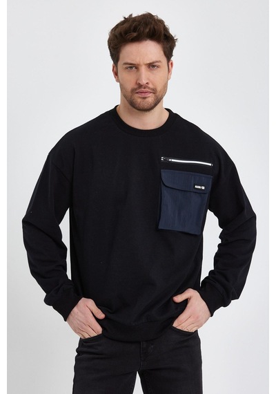 Alexander Gardi Alexandergardı Cep Detaylı Sweatshirt E23-75500 001