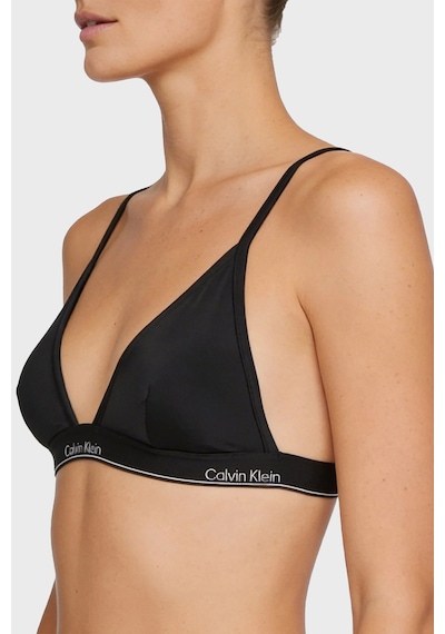 Calvin Klein Üçgen Logolu Bikini Üstü Lv00q61208ub1 Bayan Bikini Üstü Lv00q61208 Ub1 Siyah