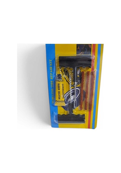 6 Parça Lastik Tamir Kiti Araç Motosiklet Bisiklet Otomobil Tubeless Lastik Delik Onarım Seti - 899510783