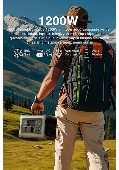 Kensa Taşınabilir Güç İstasyonu 1200 Watt