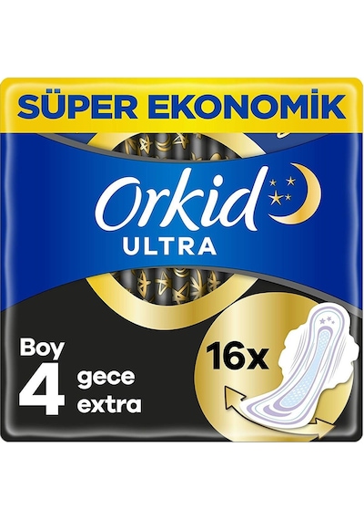 Orkid Ultra Extra Gece 4 16'lı