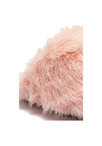 Twigy Ella Peluş Kadın Ev Terliği Pembe 37/41