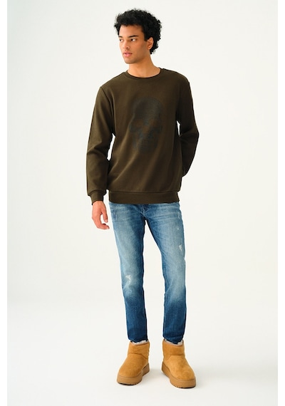Loft Erkek Sweatshirt Lf2037422 Haki