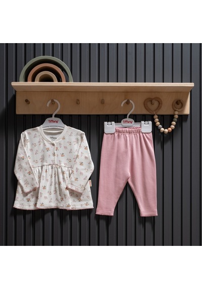 Tiffany Baby & Kids Tiffany Baby Cute Cats Theme 2'li Takım 34012 Ekru