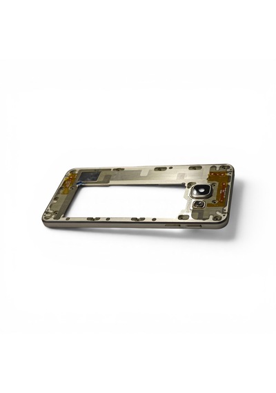 Samsung A310 Kasa Samsung Galaxy Uyumlu A3 2016 Gold Renk Orta Kasa Çıtalı On Off Ses Tuş Bordu Buzzer Hoparlör Kamera Lens