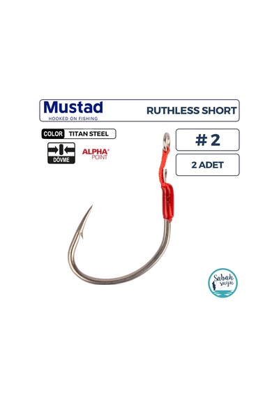 Mustad As5 Ap Ruthless Short Tekli Assist İğne Ts 2 2 Adet