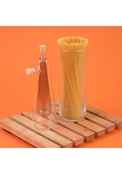Kitchen Borosilikat Cam Sirkelik - Şeffaf - 400 Ml Çok Renkli