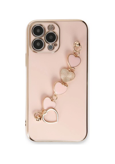 Apple iPhone Uyumlu  Uyumlu 13 Pro Kılıf Esila Silikon - Pudra Renkli