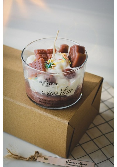 Ersu Store Kakao Kokulu Aromaterapi Kahve Parçacıklı Hediyelik Cu