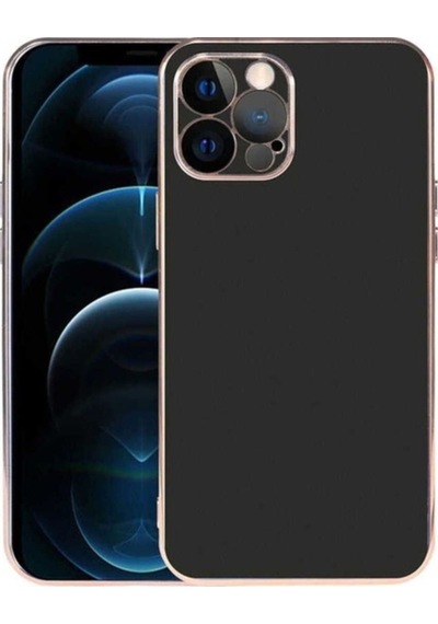 Apple Uyumlu iPhone 12 Pro Kılıf Zore Viyana Kapak Siyah