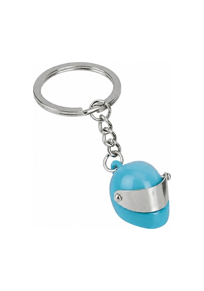 Mavi Kask Figürlü Anahtarlık Unisex Metal Anahtarlık 11307974