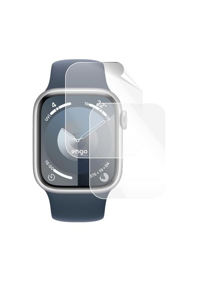 Apple Watch 9 41mm İle Uyumlu Ekran Koruyucu, Tam Kaplayan Akıllı Saat Koruması, Çizilmeye Dayanıklı Tpu Koruma 2 Adet, Hd Şeffaf Çok Renkli