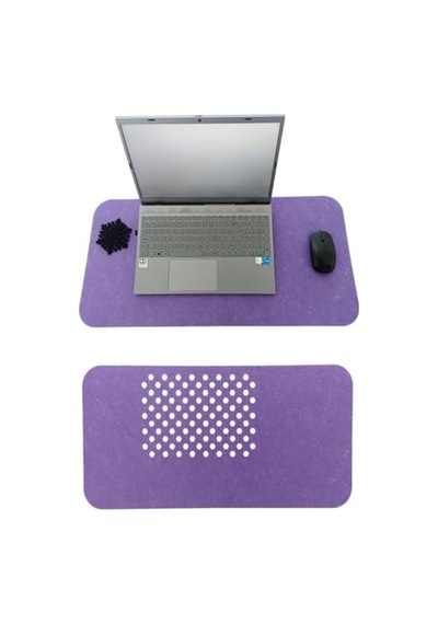 Masa Üstü Mouse Pad Ve Bilgisayar Düzenleyici 70x32 Cm Antibakteriyel Mat Doğal Keçe Mat Masa Koruyucu Altlık Ofis