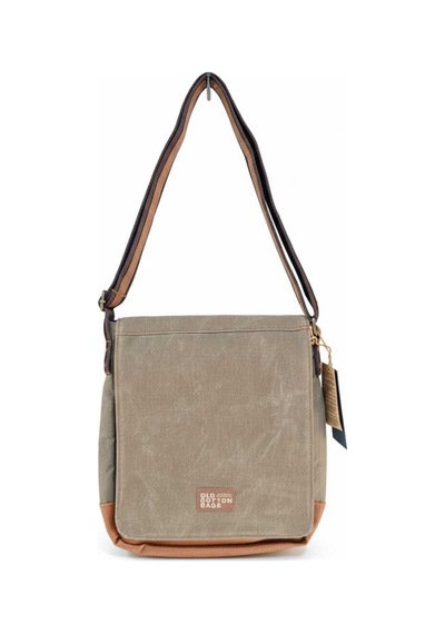 Old Cotton Cargo S Western S Bag Postacı Çantası Açık Kahverengi