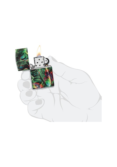 Zippo 49193 Psychedelic Swirl Design Çakmak
