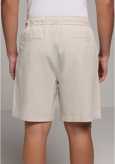 Colin's Colins Regular Fit Orta Bel Düz Erkek Ekru Şort Cl1080004 Q1.v2 Ecr