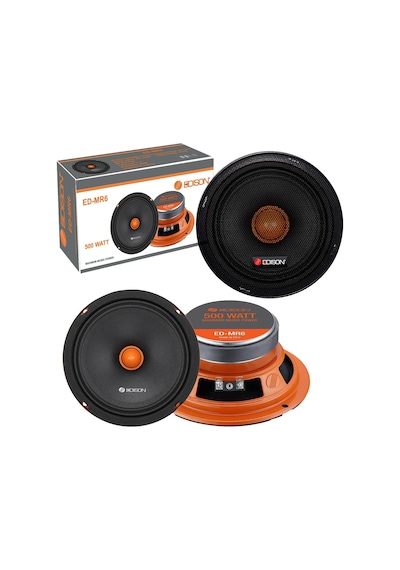 Oto Mıdrange 16Cm 500W Kapaklı 2 Adet Edıson Ed-Mr6