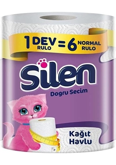 Silen Kağıt Havlu Dev Rulo 1 6