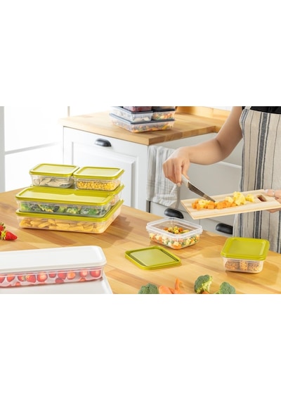4 Adet Buzdolabı Ve Derin Dondurucu Saklama Kabı Seti, Fresh Box, Dolap Düzenleyici Ve Buz Dolabı Organizeri, Bpa İ Diğer