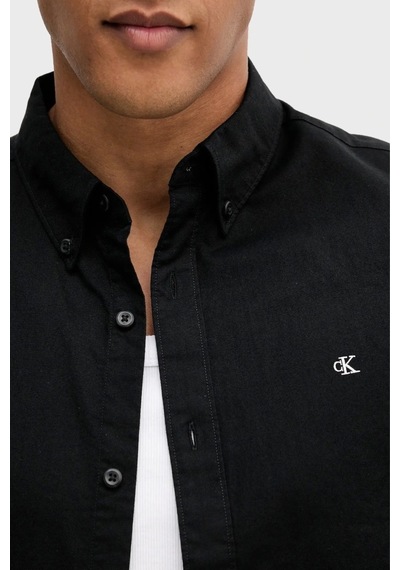 Calvin Klein Jeans Erkek Uzun Kollu Klasik Düz Oxford Siyah Gömlek Lv140em125-ub1 Siyah
