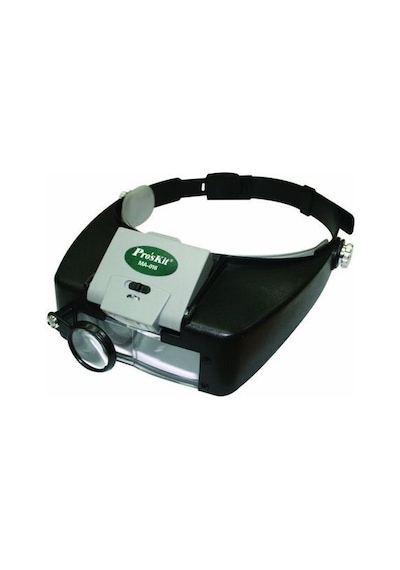 Proskit Ma-016 Kafa Tipi Işıklı Büyütec