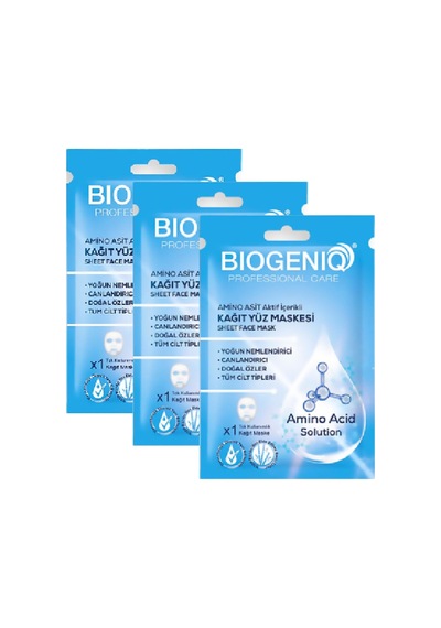 Beauty Aminoasit Kağıt Maske 25 Gr X 3 Adet Besleyici Ve Nemlendirici Yüz Maskesi