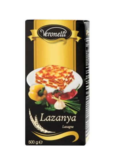 Veronelli Lazanya 500 G - 5 Adet Tarı