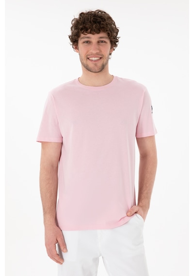 U.S. Polo Assn. Erkek Regular Fit Bisiklet Yaka Açık Pembe Basic Tişört 50305985-VR078 U.S. Polo Assn. Erkek Regular Fit Bisiklet Yaka Açık Pembe Basic Tişört 50305985-VR078