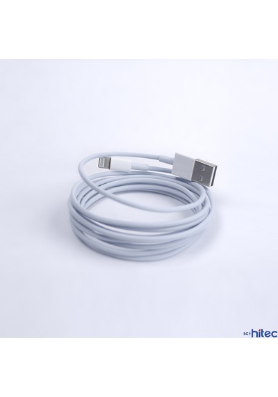 ScHitec X74 UsbA to Lightning 2M Data ve Hızlı Şarj Kablosu Beyaz