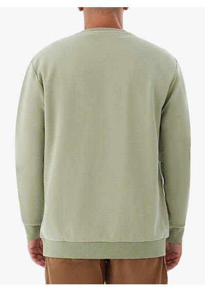 Columbia Cs0382 Csc M Gem Columbia Label Crewneck Erkek Sweatshirt Yeşil