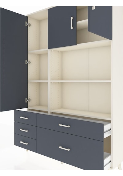 Arges Dolap 7 Raflı 5 Çekmeceli 3 Kapaklı 132x30x195 Aytaşı-antrasit/antrasit Antrasıt/antrasıt Arges Dolap 7 Raflı 5 Çekmeceli 3 Kapaklı 132x30x195 Aytaşı-antrasit/antrasit Antrasıt/antrasıt