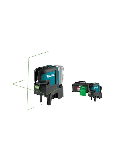 Makita Sk106gdz 4 Nokta Yeşil Çapraz Çizgi Lazeri